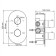 Bath mixer Wasserkraft Berkel 4844 Thermo, two -welfare, thermostat, chrome