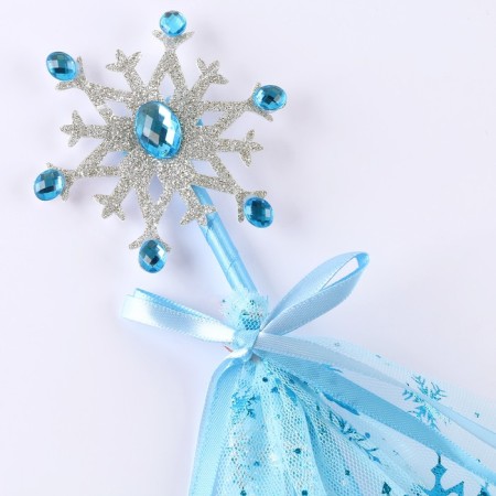 Carnival set "Snowflake", 2 items: hair clamp, rod-5