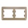 The frame "Glossa" Sche GSL000402, double, horizontal, titanium color