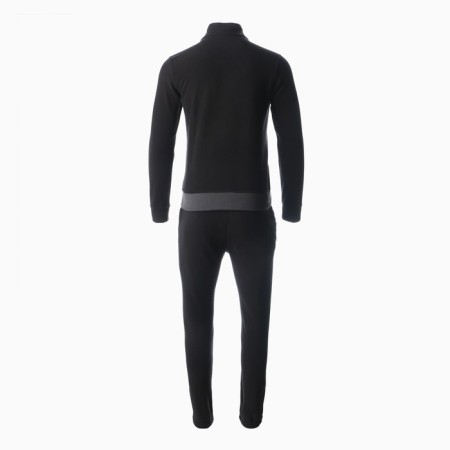 Men's costume (sweatshirt and trousers), black color, size 46-7