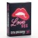 Gift set of cosmetics Love, bath salt 100 g, blackberry aroma, 18+, pure happiness