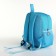 Baby backpack on lightning, blue color