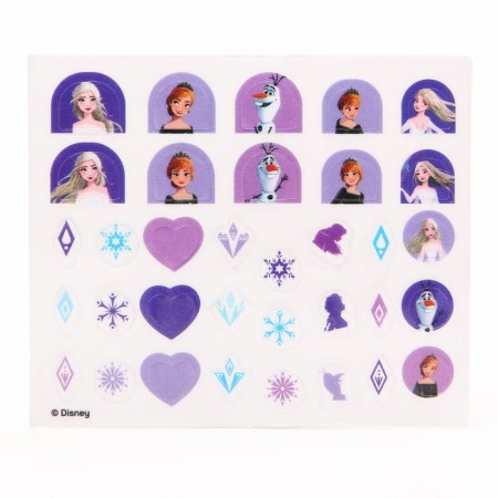 Manicure set. Nail stickers, cold heart-1