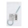 Bourup-half-decisor Tundra, white zinc, 8x100 mm