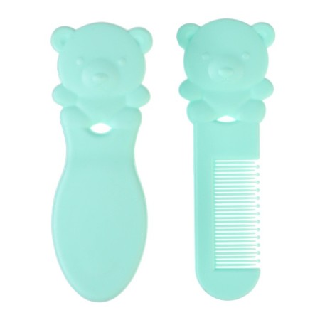 Set of combs "Bear", 2 pcs., Green color-1