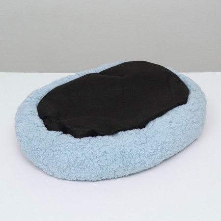Lynchik for dogs and cats "Coos", soft fur, 45 x 35 x 11 cm, blue-6