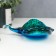 Souvenir glass "Bright slope" under Murano glass 4.4x17x15.5 cm