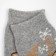 Women's socks with Angora "Dancing Deer", gray color, size 36-40