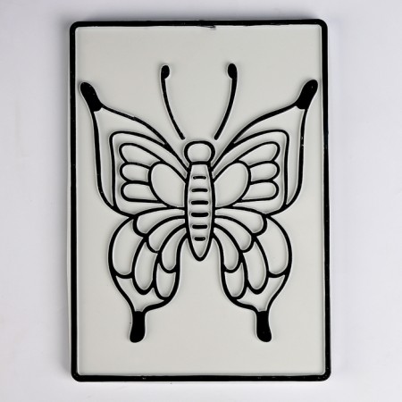 Picture with crystals "Butterfly", 12 × 18 cm-6