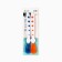 A set of heat -sensitive spoons for feeding, 16.5 cm., 2 pcs., Blue/orange color