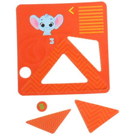 Children's developing game "Little Builder / Transport", EVA + cards, types of mix, crumb I-16