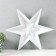 Figure "Star in the Star" Small Green Metallic Metal, half, 34x39 cm