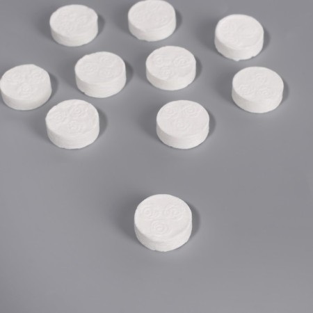 A set of cosmetic face masks, in tablets, 10 pcs, white color-2
