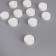 A set of cosmetic face masks, in tablets, 10 pcs, white color