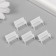 Figure for florarium plastic "Bench" white 1.6 cm