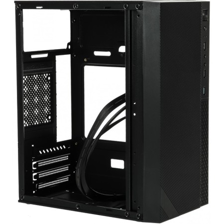 The ACCORD ACC-263B case is black without BP MATX 1x80mm 2xusb2.0 1xusb3.0 audio-4