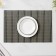 Napkin kitchen "Black straw", 45 × 30 cm, black color