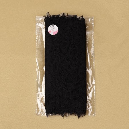 Lace cilia, 215 mm × 3 ± 0.5 m, black color-3