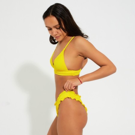 Separate Minaku swimsuit with assemblies yellow color, size 44-4