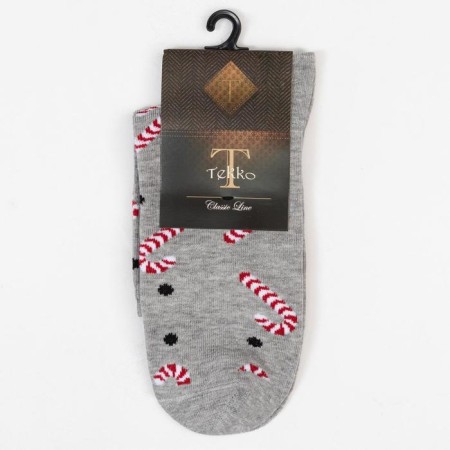 Male socks "Lollows" color gray, size 25-3