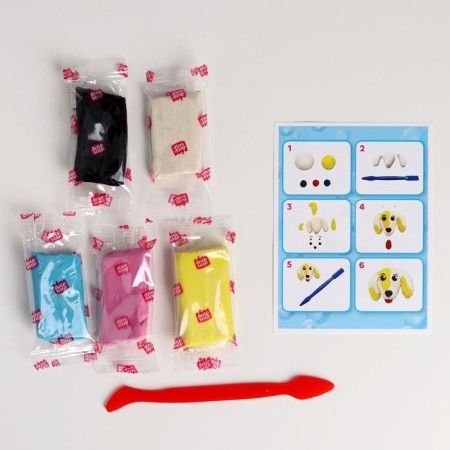 Soap plasticine with your own hands "Funny puppy", 5 cV 15 g-1