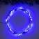 Garland "thread" 5 m dew, ip20, silver thread, 50 LED, glow blue, 2 modes, AAH3