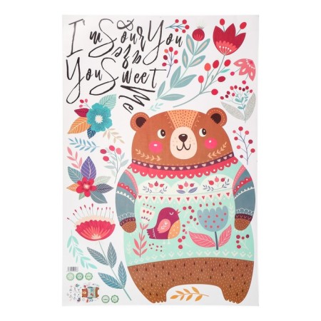 Interior plastic sticker "Trunk in an elegant sweater" 60x90 cm-1
