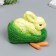 Decor "Rabbit - Confetti, in the grass with carrots" set of 4 pcs mix 13 cm