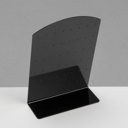 Earrings stand, 24 pairs, 8 × 2 × 13.5 cm, black color-3