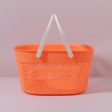 Organizer for storage, with handles, 1 section, 27 × 18 × 14.5 cm, color mix-6