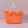 Organizer for storage, with handles, 1 section, 27 × 18 × 14.5 cm, color mix