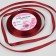 Satin tape, 6 mm × 23 ± 1 m, cherry color No. 37