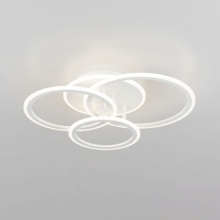 Ceiling Citilux "Trinity" CL238130, 61.5x47.5x13 cm, 3x25W, LED, white color-6