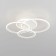 Ceiling Citilux "Trinity" CL238130, 61.5x47.5x13 cm, 3x25W, LED, white color