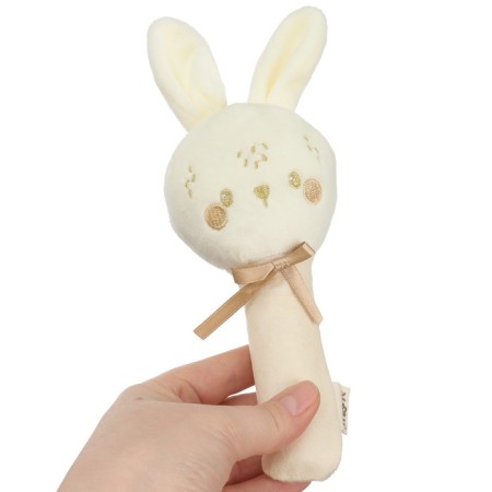 New Year's gift set: toy - squeak and ISURUK - pitch "Bunny", beige color-4