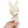 New Year's gift set: toy - squeak and ISURUK - pitch "Bunny", beige color