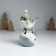 Souvenir Polystone Light "Voriski in a hat sits on the New Year's ball" Gray 7.6x9.5x15 cm