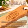 Massage brush with a long handle, natural bristles "Dobroparov" 38.5cm x 8cm x 4.5cm