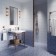 Nast -wall tile Hammam Blue Relief 200x440 (in a package of 1.05 sq.m)
