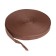 Strict sling 30 mm, for edging EVA rugs, coil 50 m, brown