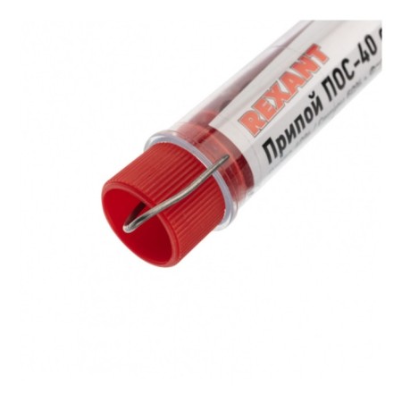 Solder with rosin Rexant, 10 g, d = 1 mm, tin 40% lead 60%-1