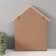 Hooks decorative wood "houses and trees" gray 28x33.5 cm