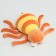 Soft toy "Spider", 27 cm, orange color