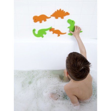 Developing set of stickers for playing in the Dinosaurian bath, 5 elements-1