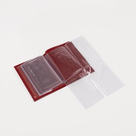 Cover for autoDocations and passports, red color-4