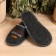 Slips for a bathhouse gray with embroidery "Woman is always right" (26 cm inside insole)