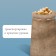 Jute bag, 44 × 90 cm, density 190 g/m², weaving 34 × 22 threads, with ties