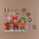 Stickers on the windows "New Year" snowballs, bear, 2 pieces, 35 x 50 cm