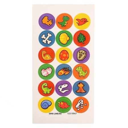 Game set "Dino tootics", 1 figure, color mix-9