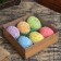 Decor Easter "Egg -sprinkling of a butterfly in the grass" set 6x7 cm